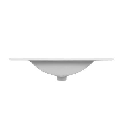 COMAD UM-CFP LAVA 80D DP - Einbauwaschbecken LAVA 46x81 cm weiß
