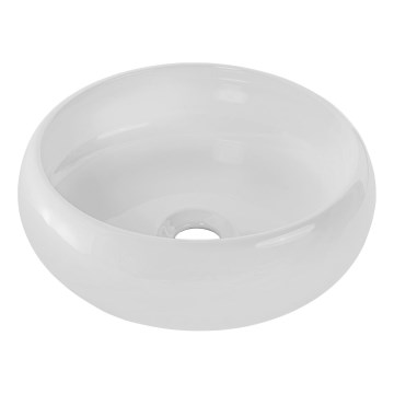 COMAD UN-WIKI-SW - Aufsatzwaschbecken WIKI Ø 36 cm Keramik/glänzend weiß