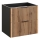 COMAD XILO BLACK WOTAN 82-60-D-2S - Waschtischunterschrank XILO 57x60,2 cm schwarz/Wotan-Eiche