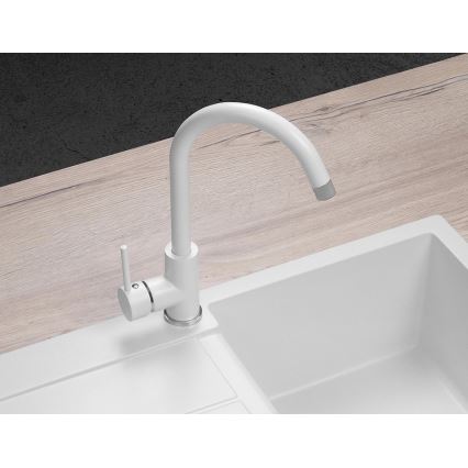Concept BDG3334WH - Spültischarmatur 33,5 cm Granit/Weiß