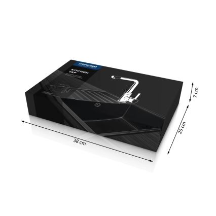 Concept BDG4327BC - Spültischarmatur 27,3 cm, Granit/Schwarz
