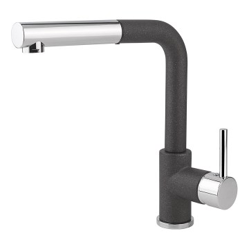 Concept BDG4527BC - Spültischarmatur mit ausziehbarer Brause 26,9 cm Granit/Schwarz