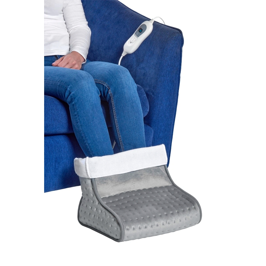 Concept BV1020 - Elektrisch beheizter Schuh 100W/230V 30x30 cm grau/weiß