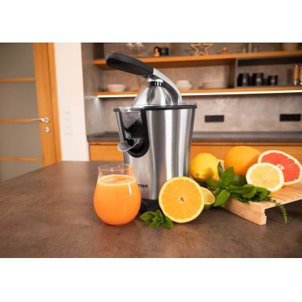 Concept CE3520 - Hebel-Zitruspresse für Zitrusfrüchte 0,75 l 160W/230V Edelstahl
