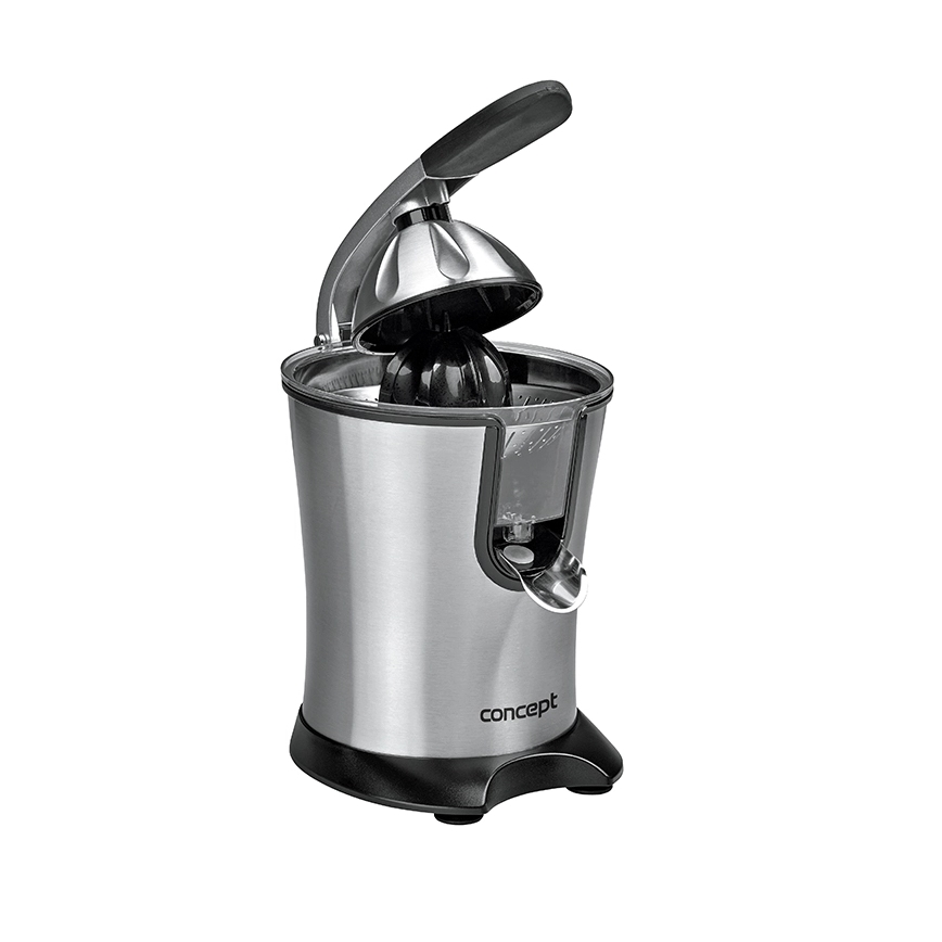 Concept CE3520 - Hebel-Zitruspresse für Zitrusfrüchte 0,75 l 160W/230V Edelstahl