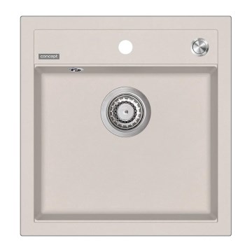 Concept DG00C50BE - Küchenspüle CUBIS 49x51 cm Granit/Beige