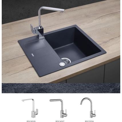 Concept DG05C45DG - Küchenspüle CUBIS 50x62 cm Granit/dunkelgrau