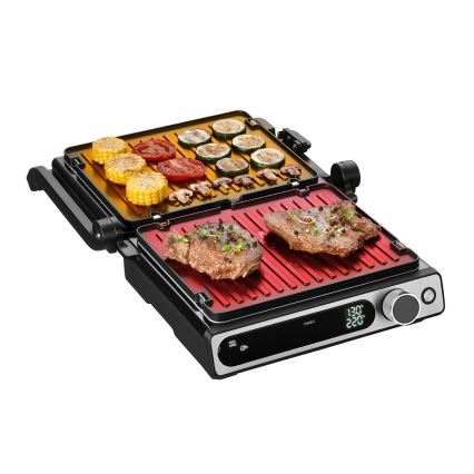 Concept ge3500 - Kontaktgrill mit Temperaturfühler 2000W/230V schwarz
