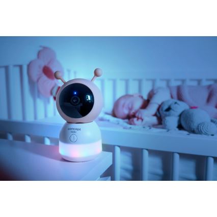 Concept KD4010 - Smarter Babymonitor mit Display und Bewegungsmelder SMART KIDO 4,5W/230V Wi-Fi beige