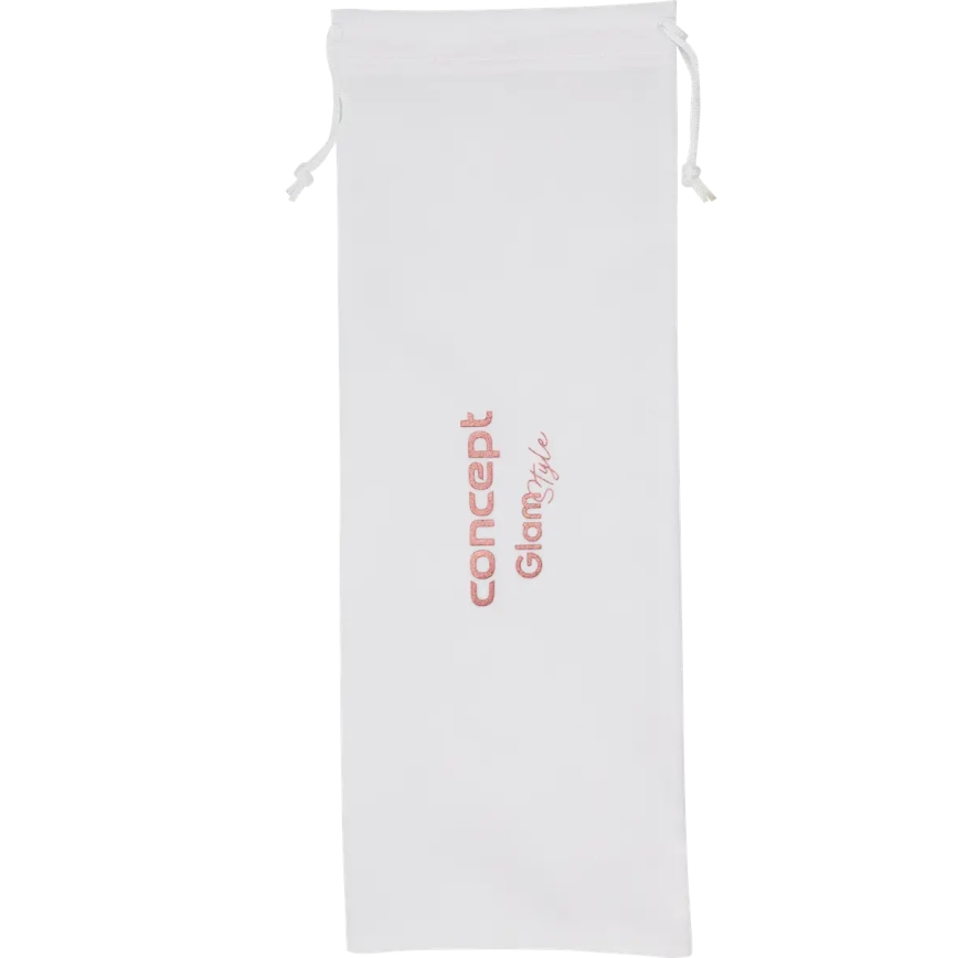 Concept KK2125 - Konischer Lockenstab GLAM STYLE 42W/230V weiß/roségold