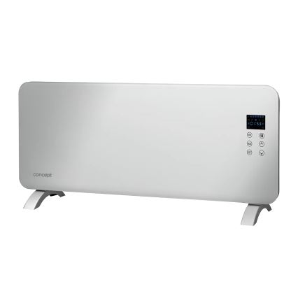 Concept KS4000 - Elektrischer Direktheizer/Konvektor 1000/2000W IP24 weiß + Fernbedienung
