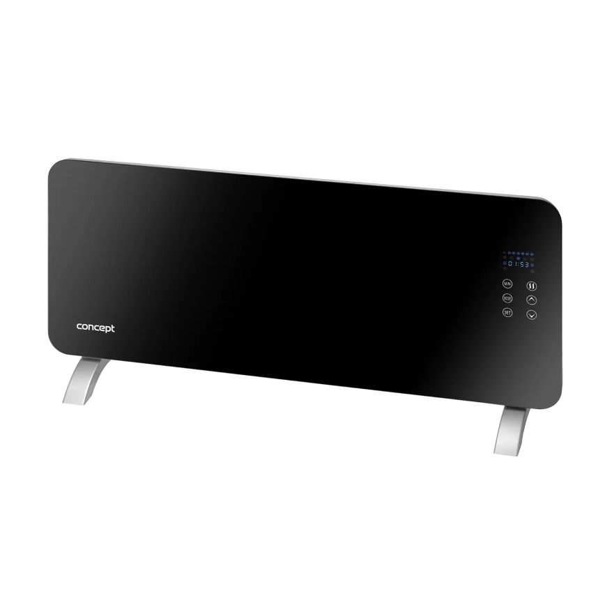 Concept KS4010 - Elektrischer Direktheizer/Konvektor 1000/2000 W IP24 schwarz + Fernbedienung
