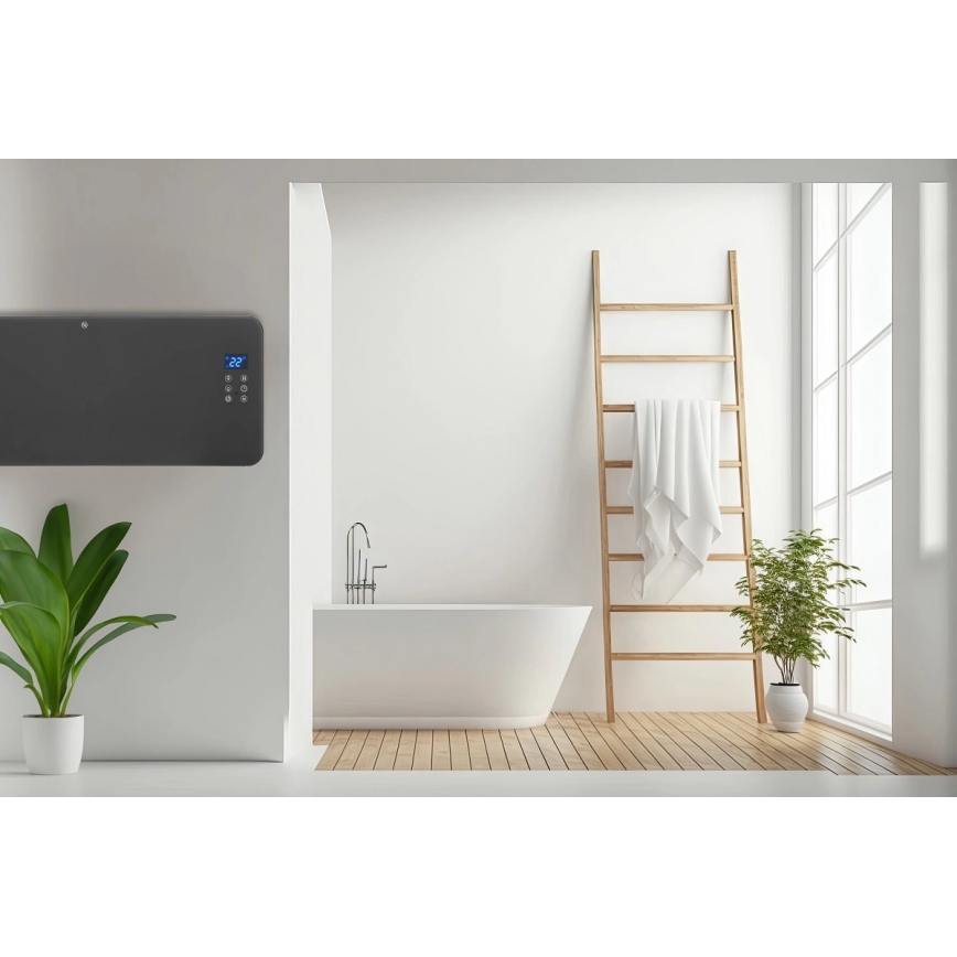 Concept KS4100 - Smarter elektrischer Direktheizer/Konvektor 1000/2000W Wi-Fi IP24 grau