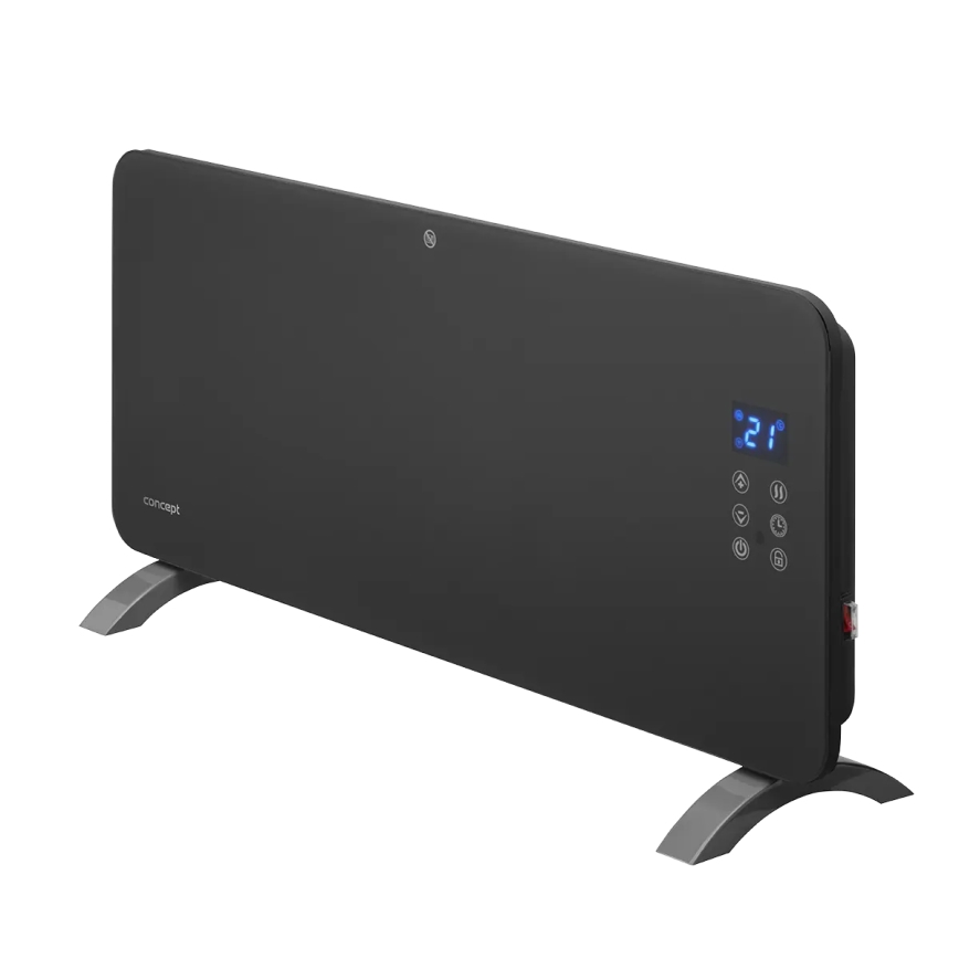 Concept KS4100 - Smarter elektrischer Direktheizer/Konvektor 1000/2000W Wi-Fi IP24 grau