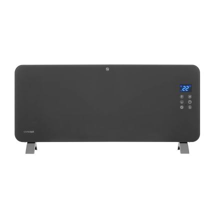Concept KS4100 - Smarter elektrischer Direktheizer/Konvektor 1000/2000W Wi-Fi IP24 grau