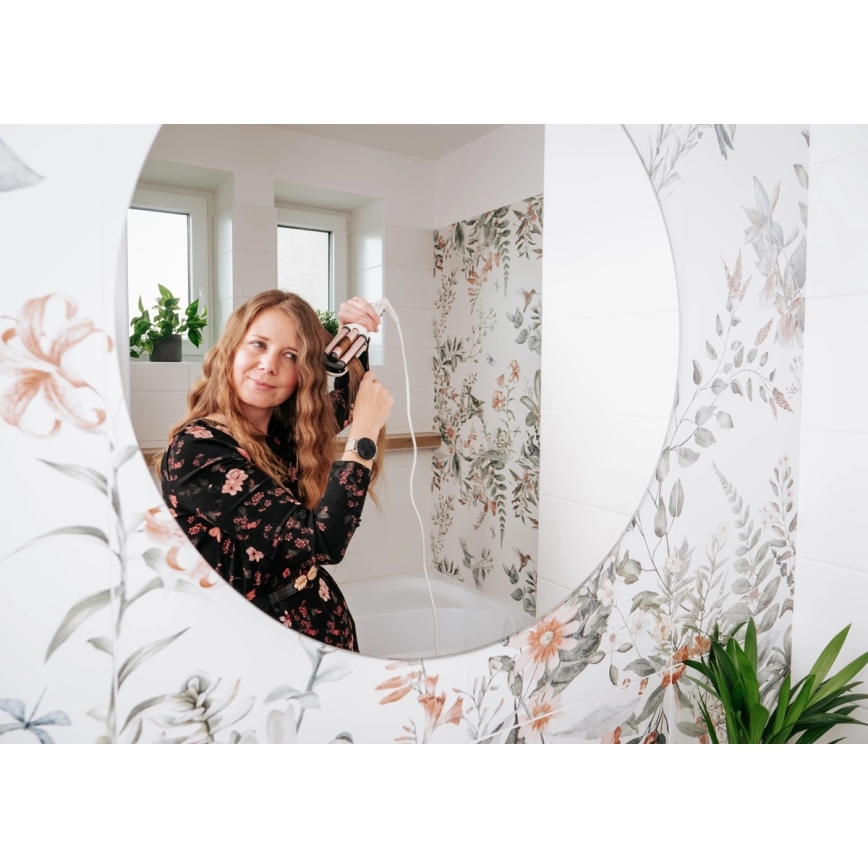 Concept KT2140 - Dreifach-Lockenstab GLAM STYLE 100W/230V weiß/roségold