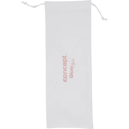 Concept KT2140 - Dreifach-Lockenstab GLAM STYLE 100W/230V weiß/roségold