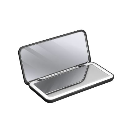 Concept KZ2020 - LED-Kosmetik-Taschenspiegel PERFECT SKIN LED/1,5 W/5 V 4500–5500 K 300 mAh schwarz