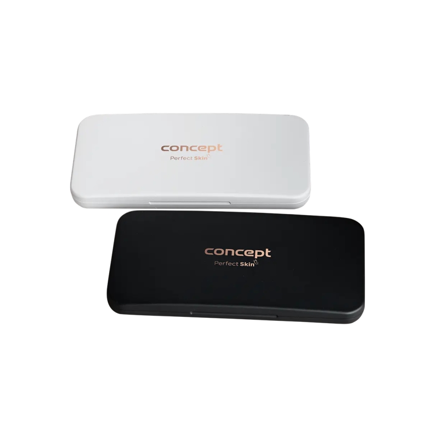 Concept KZ2020 - LED-Kosmetik-Taschenspiegel PERFECT SKIN LED/1,5 W/5 V 4500–5500 K 300 mAh schwarz