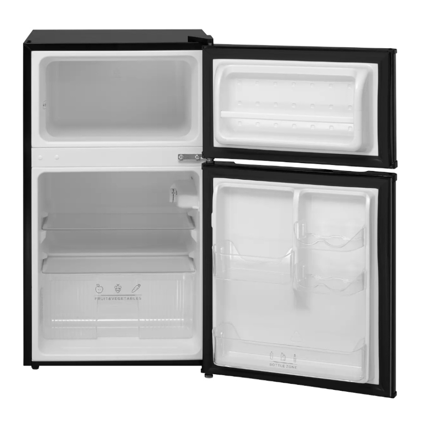 Concept LFT2047bcN - Kühlschrank mit Gefrierfach 87 l, schwarz