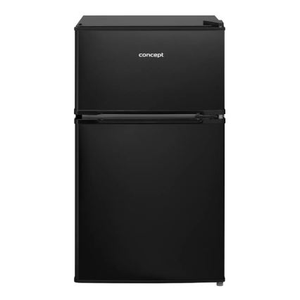 Concept LFT2047bcN - Kühlschrank mit Gefrierfach 87 l, schwarz