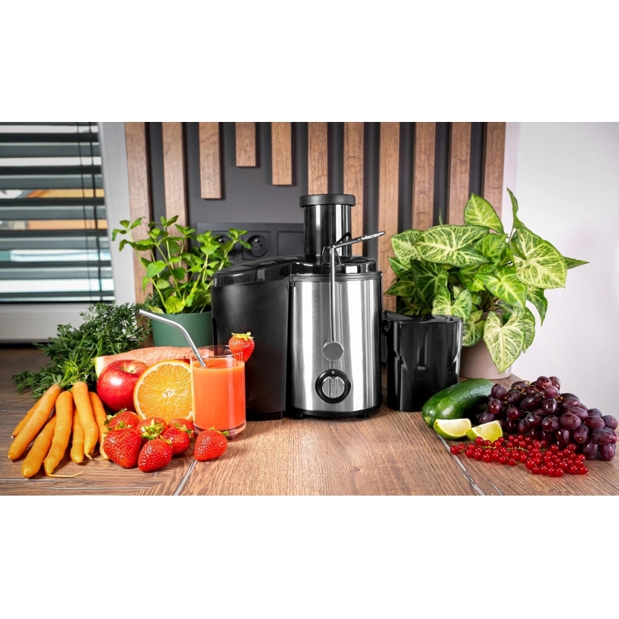 Concept LO7095 - Zentrifugal-Entsafter 1000W/230V schwarz/Edelstahl