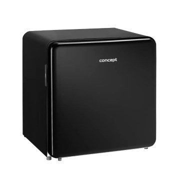 Concept LTR3047bcN - Retro-Kühlschrank, 93 l, schwarz