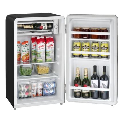 Concept LTR3047bcN - Retro-Kühlschrank 93 l schwarz