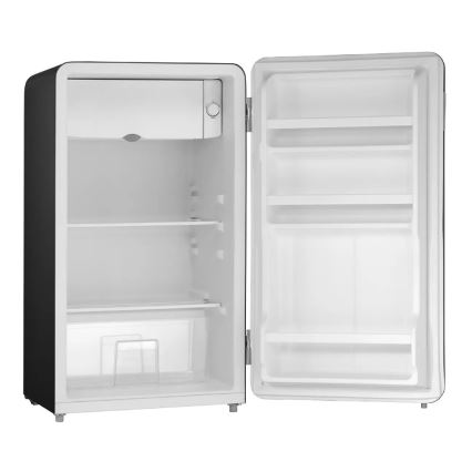 Concept LTR3047bcN - Retro-Kühlschrank 93 l schwarz