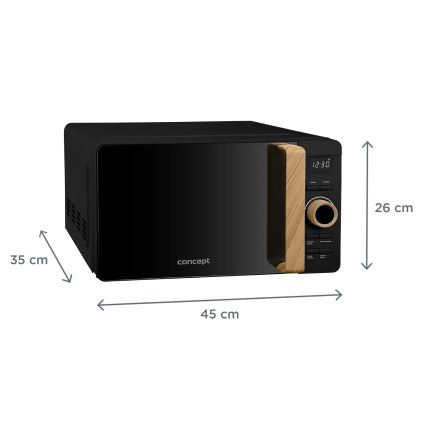 Concept MT3520bc - Mikrowelle 800W/230V 20 l schwarz