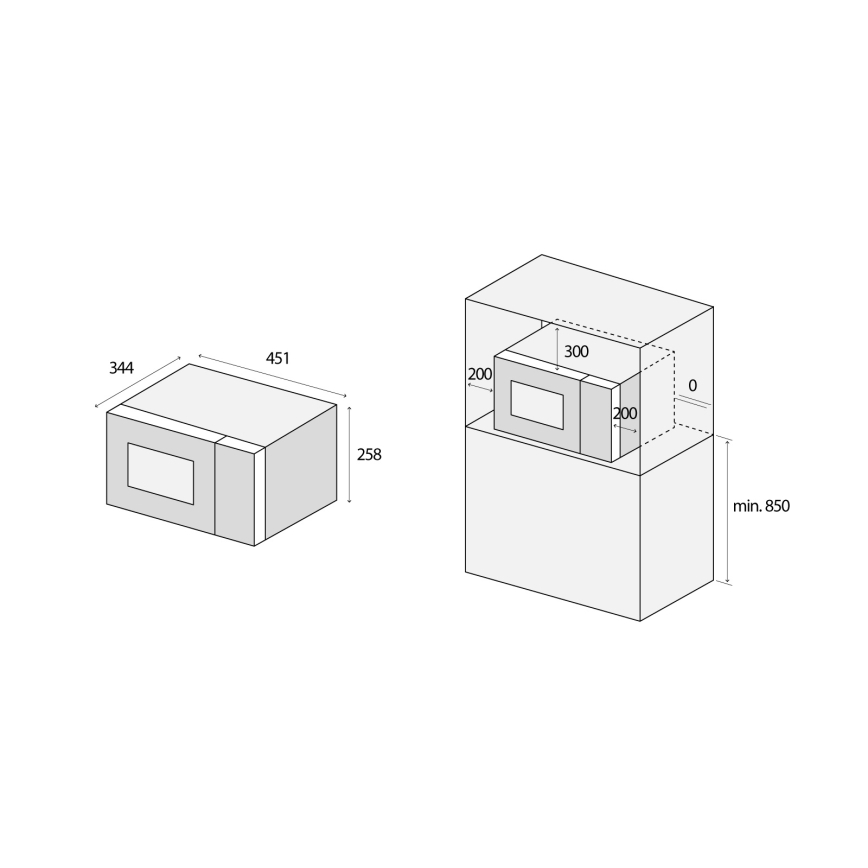 Concept MT3520bc - Mikrowelle 800W/230V 20 l schwarz