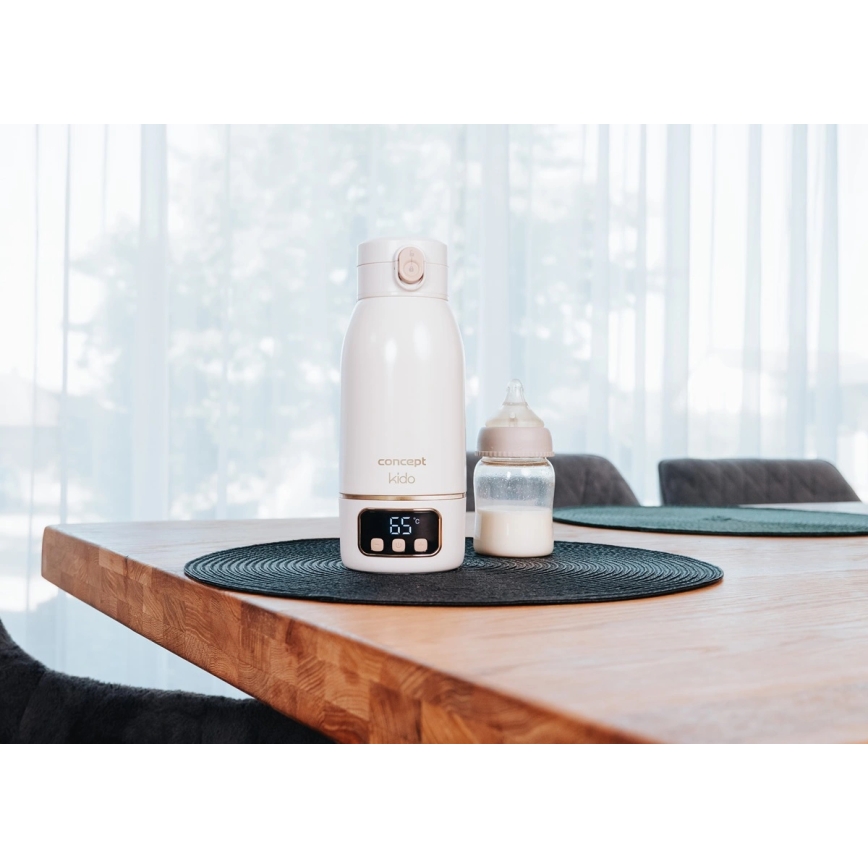 Concept OC4000 - Reise-Flaschenwärmer für Wasser und Milch KIDO 500 ml 36W/7,4V 5000 mAh beige