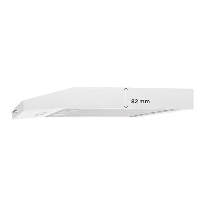 Concept OPP1250wh - Unterbau-Dunstabzugshaube 50 cm weiß