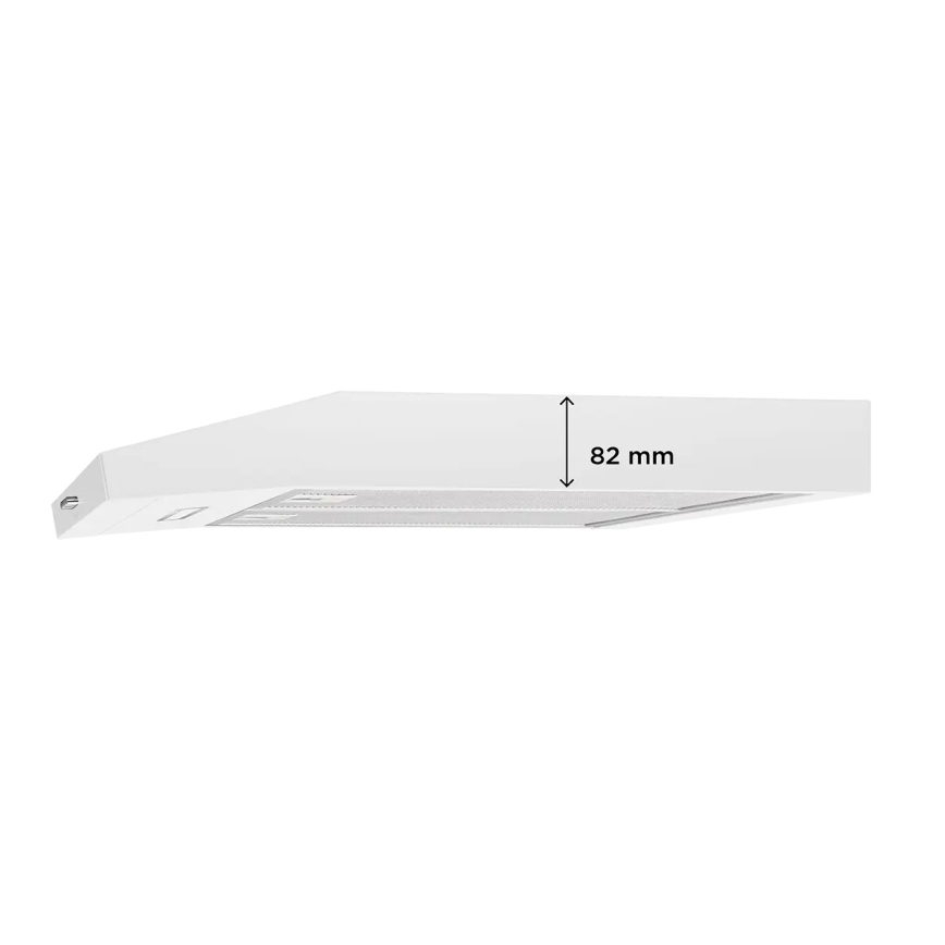 Concept OPP1250wh - Unterbau-Dunstabzugshaube 50 cm weiß