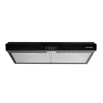 Concept OPP1260bc - Unterbau-Dunstabzugshaube 59,5 cm schwarz