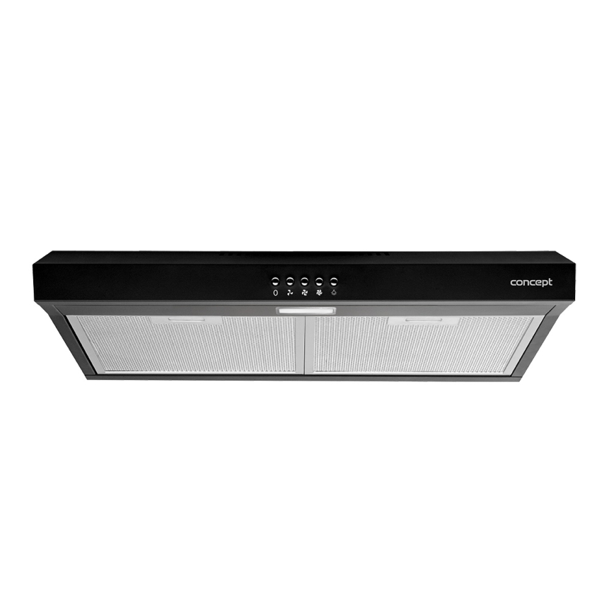 Concept OPP1260bc - Unterbau-Dunstabzugshaube 59,5 cm schwarz