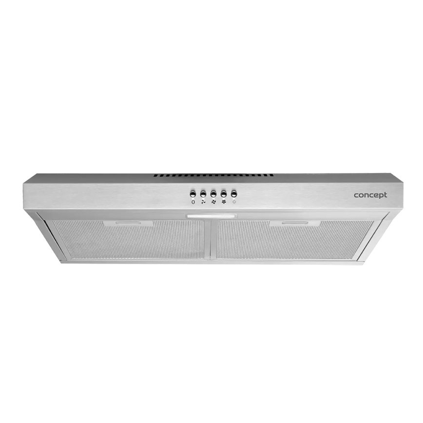 Concept OPP1260ss - Unterbau-Dunstabzugshaube, 59,5 cm, Edelstahl