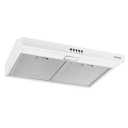 Concept OPP1260wh - Unterbau-Dunstabzugshaube 59,5 cm weiß