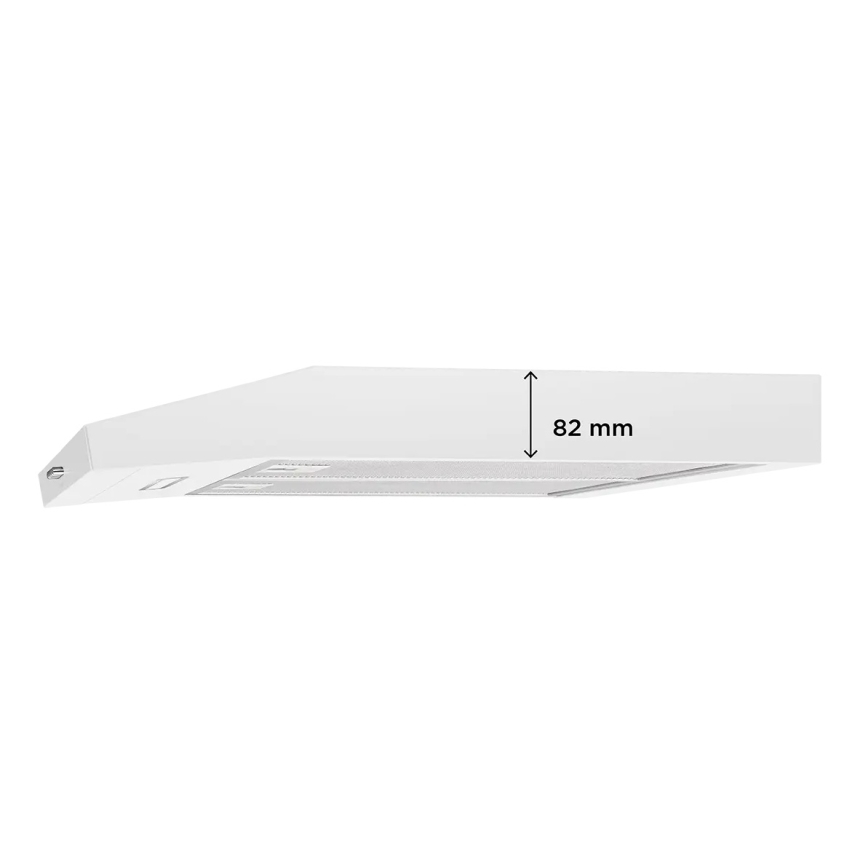 Concept OPP1260wh - Unterbau-Dunstabzugshaube 59,5 cm weiß