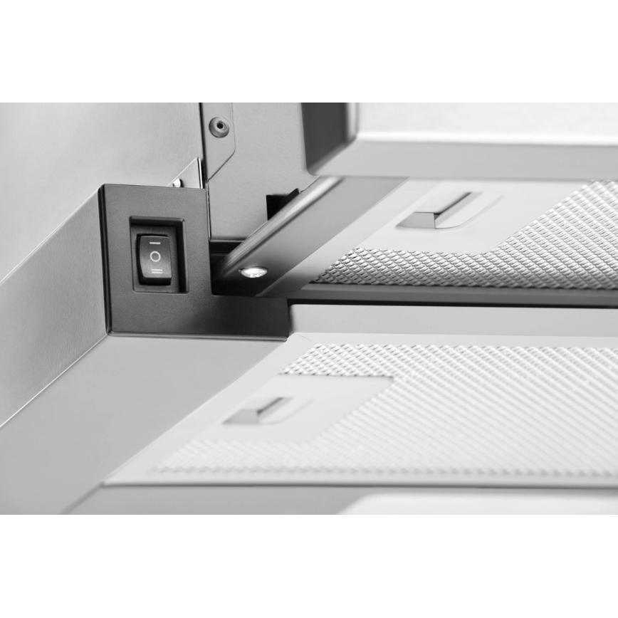 Concept OPV3150 - Ausziehbare Dunstabzugshaube 49,5 cm, Edelstahl