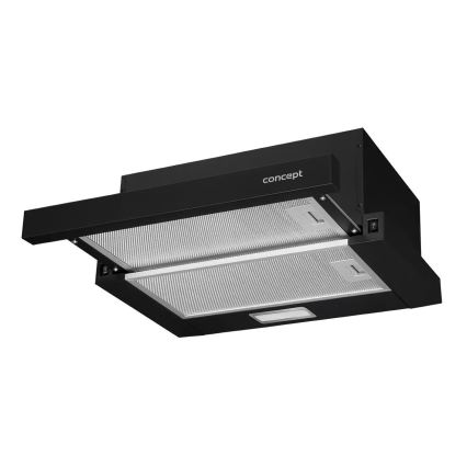 Concept OPV3150bc - Ausziehbare Dunstabzugshaube 49,5 cm schwarz