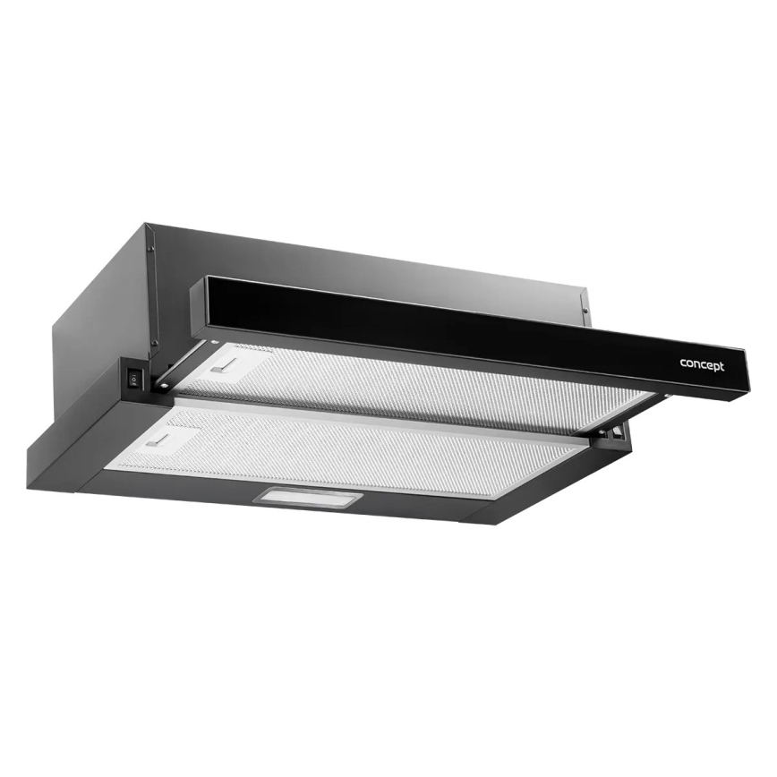Concept OPV3560bc - Herausziehbare Dunstabzugshaube 59,5 cm, schwarz