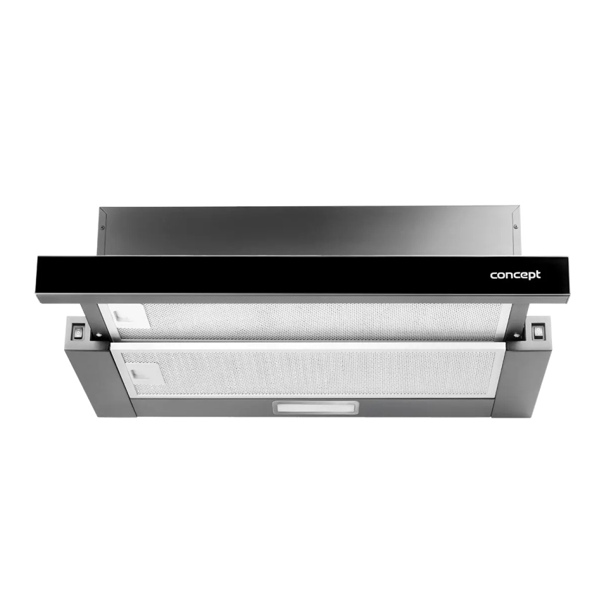 Concept OPV3560bc - Herausziehbare Dunstabzugshaube 59,5 cm, schwarz
