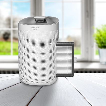 Concept OV1200 - Luftentfeuchter und Luftreiniger PERFECT AIR 1 l 45W/230V weiß