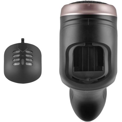 Concept PN3020 - Elektrischer Hornhautentferner für die Fersen PERFECT SKIN 5V 1200 mAh IPX6 schwarz/roségold