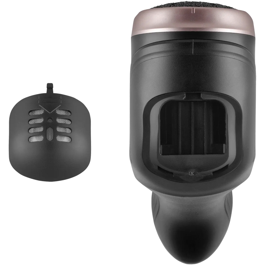 Concept PN3020 - Elektrischer Hornhautentferner für die Fersen PERFECT SKIN 5V 1200 mAh IPX6 schwarz/roségold