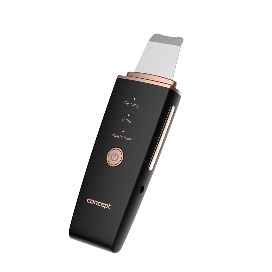 Concept PO2060 - Kosmetik-Ultraschallspatel PERFECT SKIN 3,5W/5V USB 500 mAh IPX6 schwarz