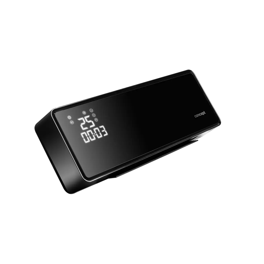 Concept QH4001 - Elektrisches Heizgerät 1000/2000W IP22 schwarz + Fernbedienung