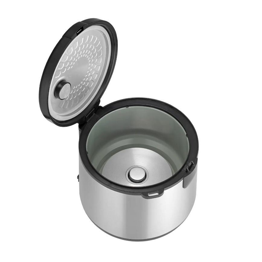 Concept RE2020 - Reiskocher 2-in-1, 650 W/230 V, 1,5 l, Edelstahl/Schwarz