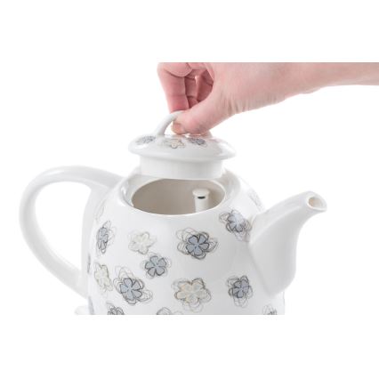 Concept RK0010ne - Schnellkochender Wasserkocher, 1 l, 1100 W / 230 V, weiß/Keramik